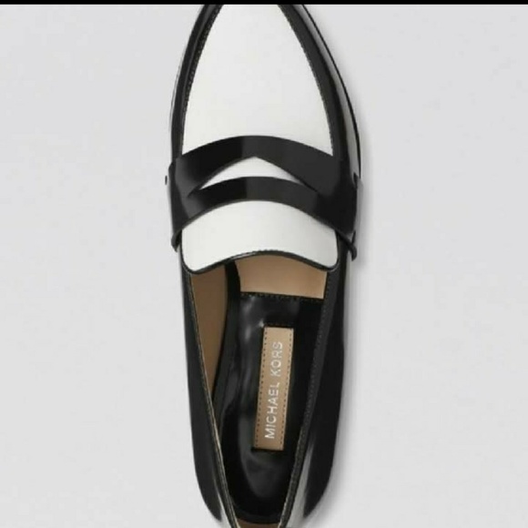 Michael Kors Tipton Two Tone Penny Loafers - Picture 4 of 4